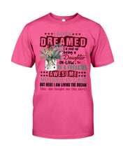 Load image into Gallery viewer, Protea Being A Daughter In Law Of A Freaking Awesome Mother In Law Gift For Women Guys Tee
