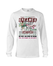 Load image into Gallery viewer, Protea Being A Daughter In Law Of A Freaking Awesome Mother In Law Gift For Women Unisex Long Sleeve
