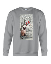 Load image into Gallery viewer, Siamese Cat Red Cardinals Those We Love Sweatshirt

