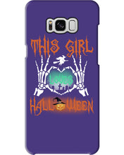 Load image into Gallery viewer, This Girl Loves Halloween Gift For Girls Phone case
