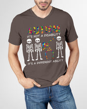 Load image into Gallery viewer, Autism It's A Different Ability Gift For Autism People Guys V-Neck
