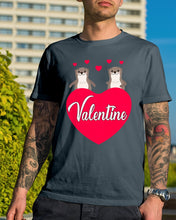 Load image into Gallery viewer, Couple Otter Valentine's Day Gift For Otter Lovers Guys Tee
