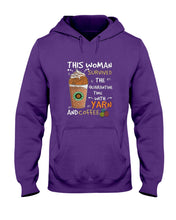 Load image into Gallery viewer, The Quarantine Time With Yarn And Coffee Gift For Women Hoodie
