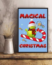 Load image into Gallery viewer, Tennis Players Magical Christmas Snowman Gift For Women Vertical Poster

