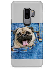 Load image into Gallery viewer, baby Pug In Denim Pocket Gift For Dog Lovers Phone case
