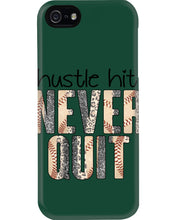 Load image into Gallery viewer, Baseball Hustle Hit Never Quit Gift For Lovers Phone case
