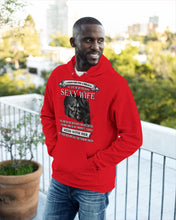 Load image into Gallery viewer, Shes Stubborn Messy And A Brat At Times Black Gift For Husband Hoodie
