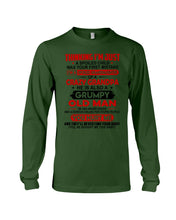 Load image into Gallery viewer, I'm Just A Spoiled Child I'm A Spoiled Granddaughter Of A Crazy Grandpa Unisex Long Sleeve
