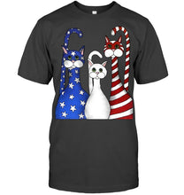 Load image into Gallery viewer, Cat Happy America  Independence's Day Special Custom Design Guys Tee
