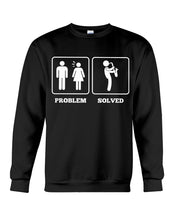 Load image into Gallery viewer, Vintage Funny Problem And Solved Gift For Saxophone Musicians Sweatshirt
