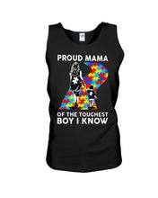 Load image into Gallery viewer, Proud Mama Of The Touchest Boy I Know Autism's Day Gift Unisex Tank Top
