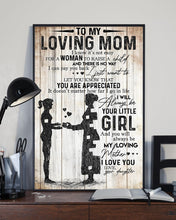 Load image into Gallery viewer, Present For Mom Let You Know You're Appreciated   Custom Design Vertical Poster
