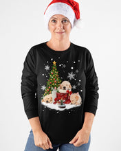 Load image into Gallery viewer, Funny Golden Retrievers Sleep In Red Boots Gift For Dog Lovers Unisex Long Sleeve
