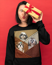 Load image into Gallery viewer, Three Cute Shih Tzu In Bag Gift For Dog Lovers Sweatshirt
