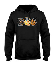 Load image into Gallery viewer, Happy Halloween Painting Color Gray Hoodie
