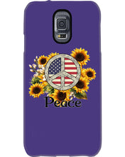 Load image into Gallery viewer, Peace Sign Sunflower Birthday Gift For Girls Phone case
