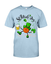Load image into Gallery viewer, Basketball Saint Patrick's Day Gift For Basketball Lovers Guys Tee
