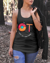 Load image into Gallery viewer, Gift For Occupational Therapist Let's Get Functional Ladies Flowy Tank
