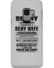 Load image into Gallery viewer, Gift For Husband Taken By A November Sexy Wife Who Happens To Cuss A Lot Phone case
