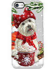 Load image into Gallery viewer, Cute Westie Christmas Night Gift For Dog Lovers Phone case
