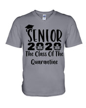 Load image into Gallery viewer, Senior 2020 The Class Of The Quarantine Unique Custom Design Guys V-Neck
