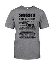 Load image into Gallery viewer, I'm Already Taken By December Sexy And Crazy Girl For Birthday Gift Guys Tee
