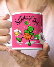 Load image into Gallery viewer, Basketball Saint Patrick's Day Gift For Basketball Lovers Mug

