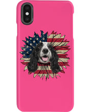 Load image into Gallery viewer, English Cocker Spaniel US Sunflower Gift For Dog Lovers Phone case
