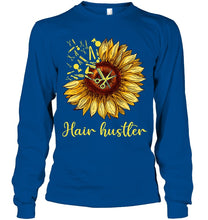 Load image into Gallery viewer, Hair Hustler Sunflower Trending Gift For Friends Unisex Long Sleeve
