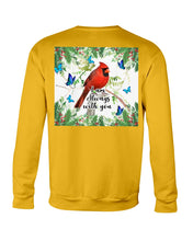 Load image into Gallery viewer, Scarlet Macaw With Butterflies I Am Always With You Gift For Lover Sweatshirt
