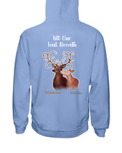 Load image into Gallery viewer, Custom Name Deers Gift For Boyfriend Till Our Last Breath Hoodie
