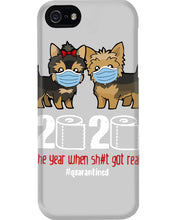 Load image into Gallery viewer, Tzu Shih 2020 The Year When Shit Got Real Custom Design Phone case

