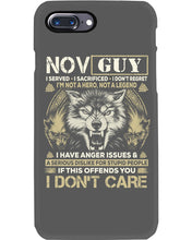 Load image into Gallery viewer, November Guy I Am Not A Hero Not A Legend I Have Anger Issues Birthday Gift Phone case
