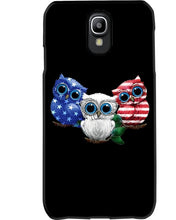 Load image into Gallery viewer, Lovely Phone Case Three Owl With US Flag Gift For Owl Lovers Phone case
