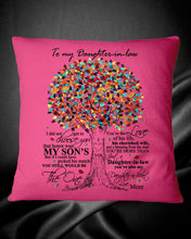 Load image into Gallery viewer, Gift For Daughter-in-law Thank For Loving My Amazing Son Trending Pillow Cover
