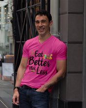 Load image into Gallery viewer, Vintage Funny Eat Better Not Less Gift For Friends Guys V-Neck
