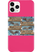 Load image into Gallery viewer, Do What Makes You Happy With Bats Gift For Girls Phone case
