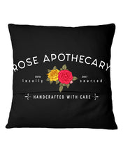 Load image into Gallery viewer, Rose Apothecary Handcrafted With Care Gift For Women Pillow Cover
