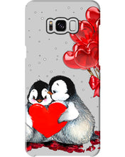Load image into Gallery viewer, Penguin Forever Love With Red Heart Balloon Gift For Penguin Lovers Phone case
