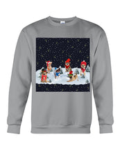 Load image into Gallery viewer, Night Christmas Chihuahua Cool Weather Gift For Dog Lovers Sweatshirt
