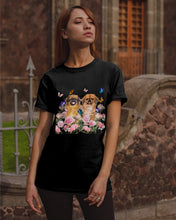 Load image into Gallery viewer, Pekingese With Peonies Gift For Dog Lovers Guys Tee
