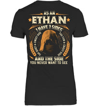 Load image into Gallery viewer, Custom Name Gift I Have Three Sides As An Ethan Ladies Tee
