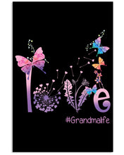 Load image into Gallery viewer, Love Butterflies Grandma Life Gift For Grandma Vertical Poster
