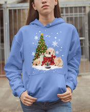 Load image into Gallery viewer, Funny Golden Retrievers Sleep In Red Boots Gift For Dog Lovers Hoodie
