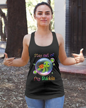 Load image into Gallery viewer, Vintage Funny Stay Out Of My Bubble Gift For Turtle Lovers Ladies Flowy Tank
