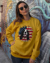 Load image into Gallery viewer, English Cocker Spaniel US Sunflower Gift For Dog Lovers Sweatshirt
