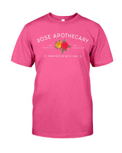 Load image into Gallery viewer, Rose Apothecary Handcrafted With Care Gift For Women Guys Tee
