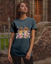 Load image into Gallery viewer, Pekingese With Peonies Gift For Dog Lovers Guys Tee
