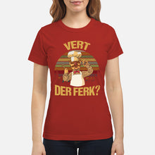 Load image into Gallery viewer, Vert Der Ferk Retro Vintage Gift For Cook Lovers Ladies Tee
