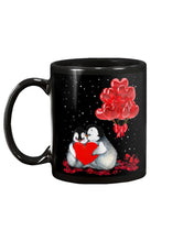 Load image into Gallery viewer, Penguin Forever Love With Red Heart Balloon Gift For Penguin Lovers Mug
